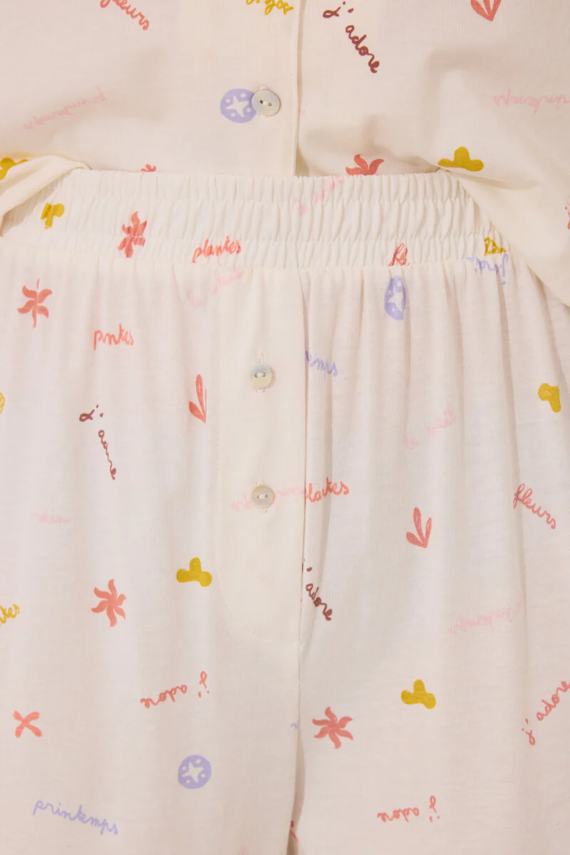 100% cotton classic pyjamas with “J´ADORE” print - Image 5