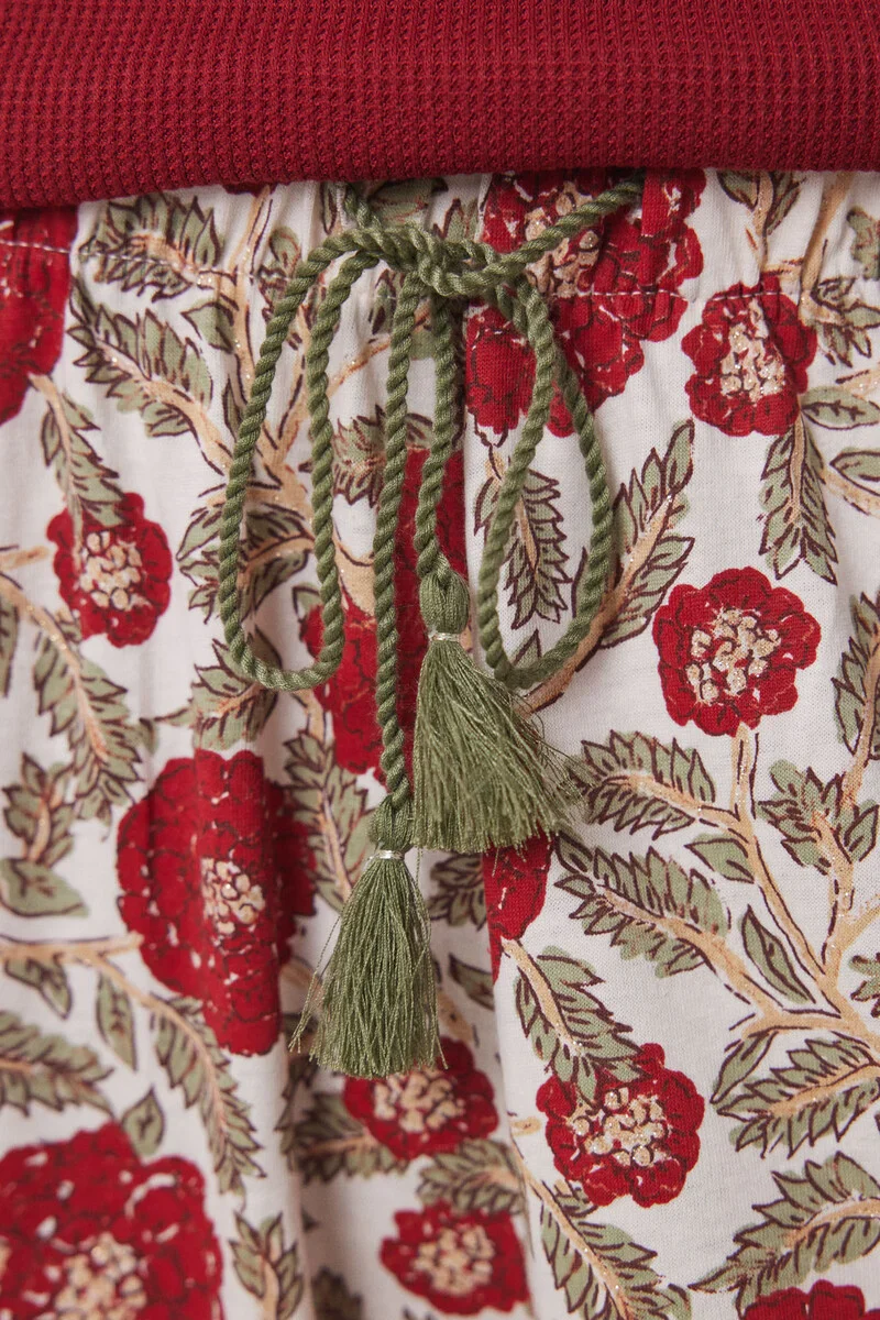 100% cotton floral pyjamas pants - Image 3