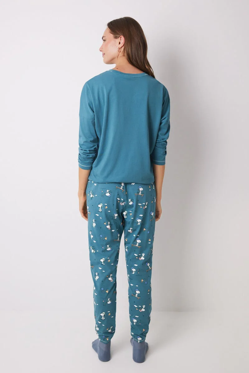 Long 100% cotton Snoopy pyjamas - Image 5
