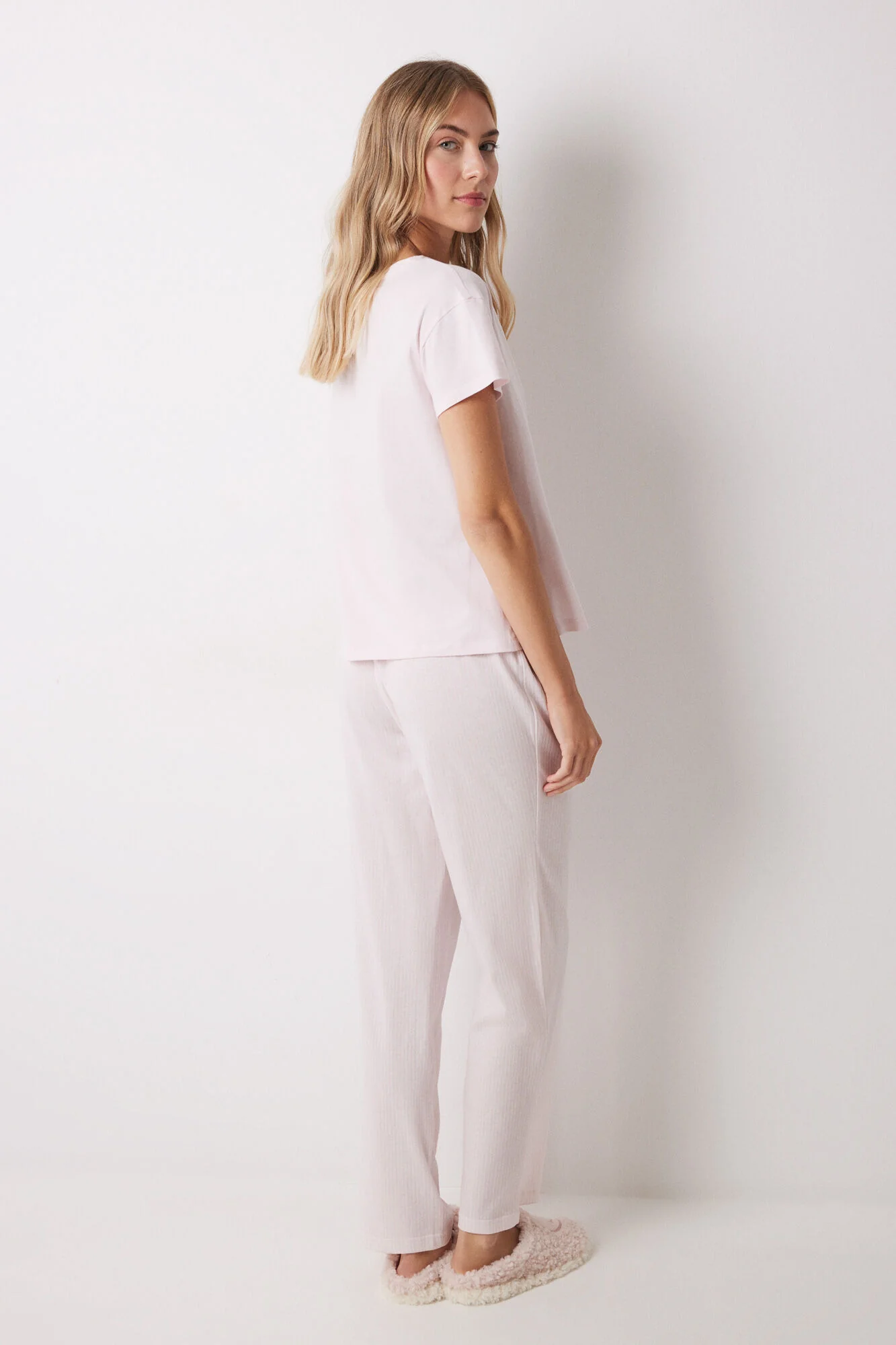 100% cotton pink heart pajamas - Image 2