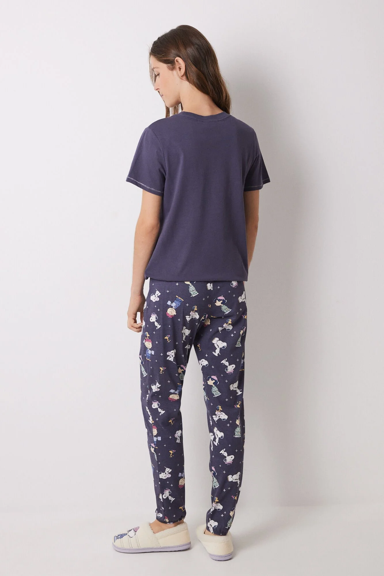 100% cotton purple Snoopy pyjamas - Image 2