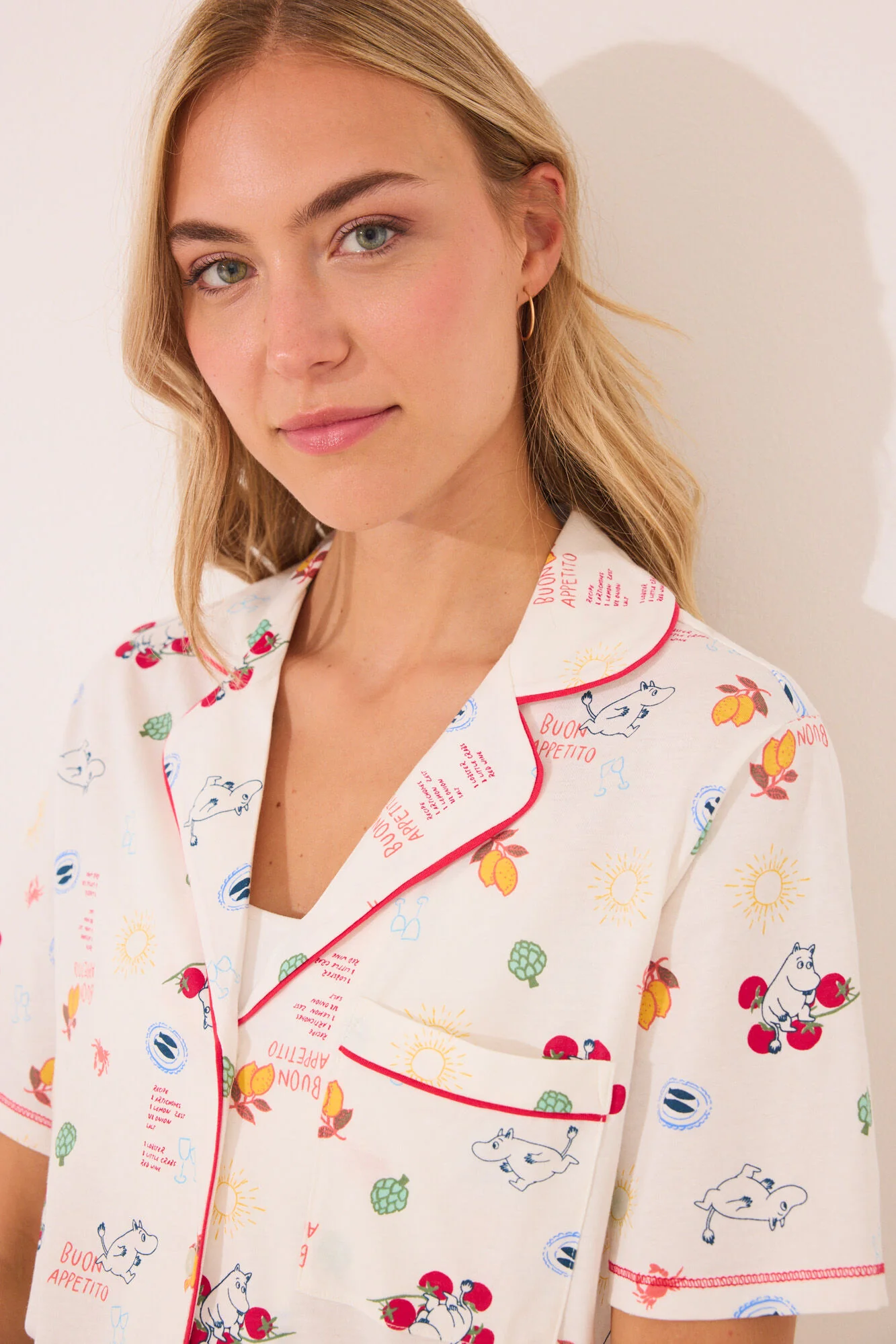 100% ivory cotton classic pyjamas - Image 6