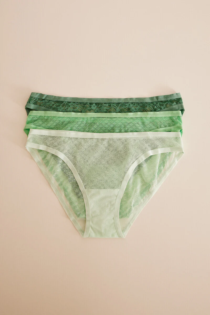 3-pack of classic lace panties