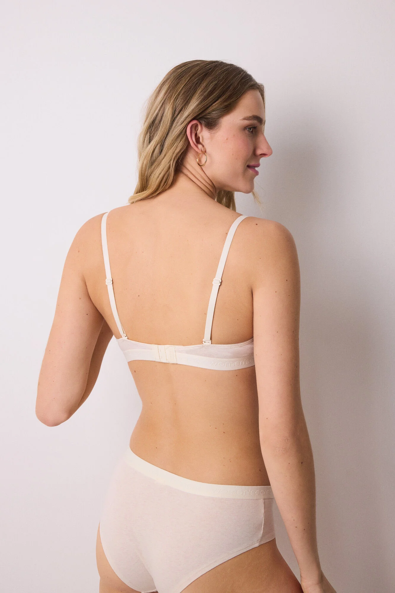 BEAUTIFUL classic bra in ivory cotton - Image 2