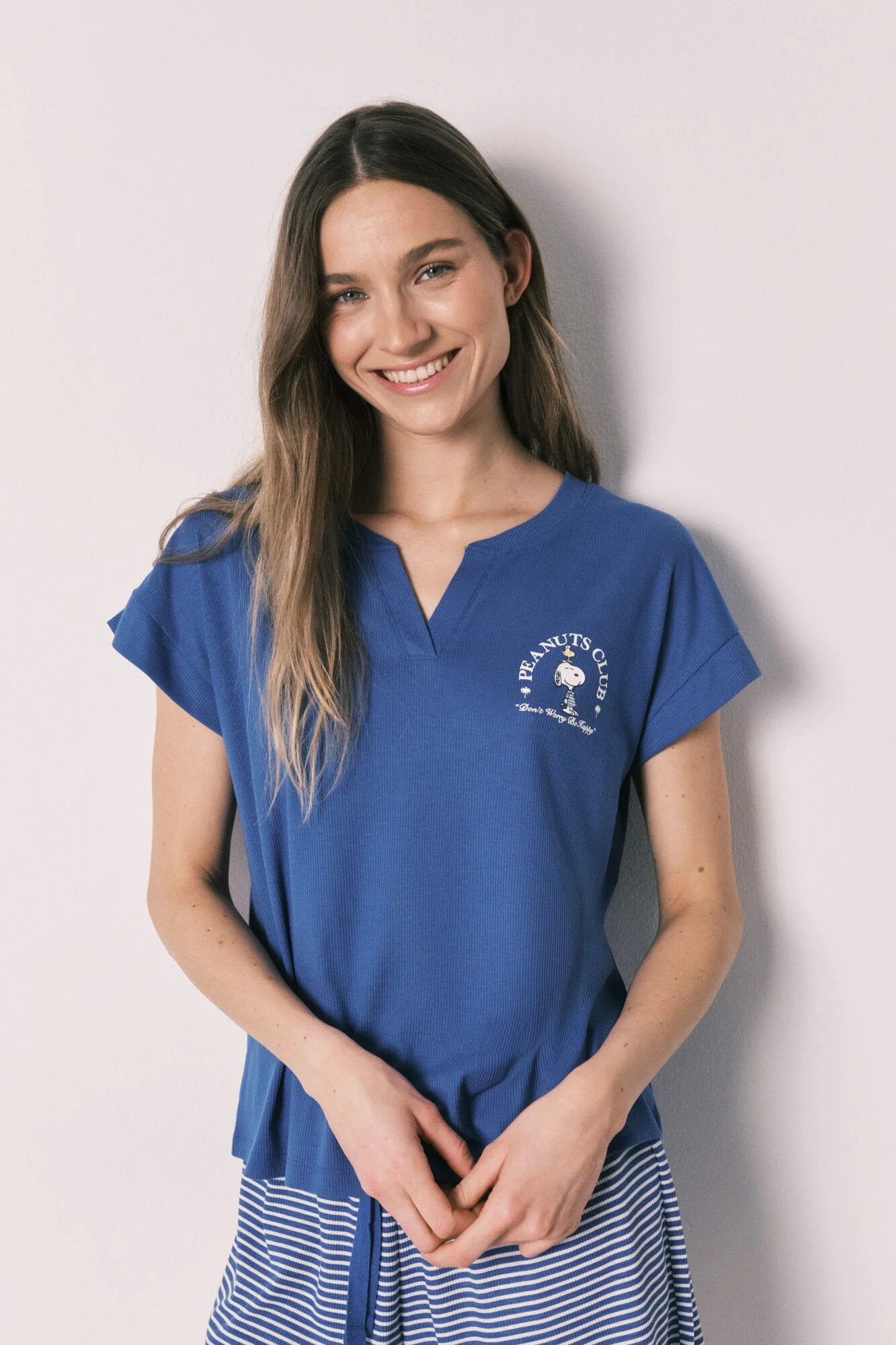 Blue short pyjamas SNOOPY - Image 4