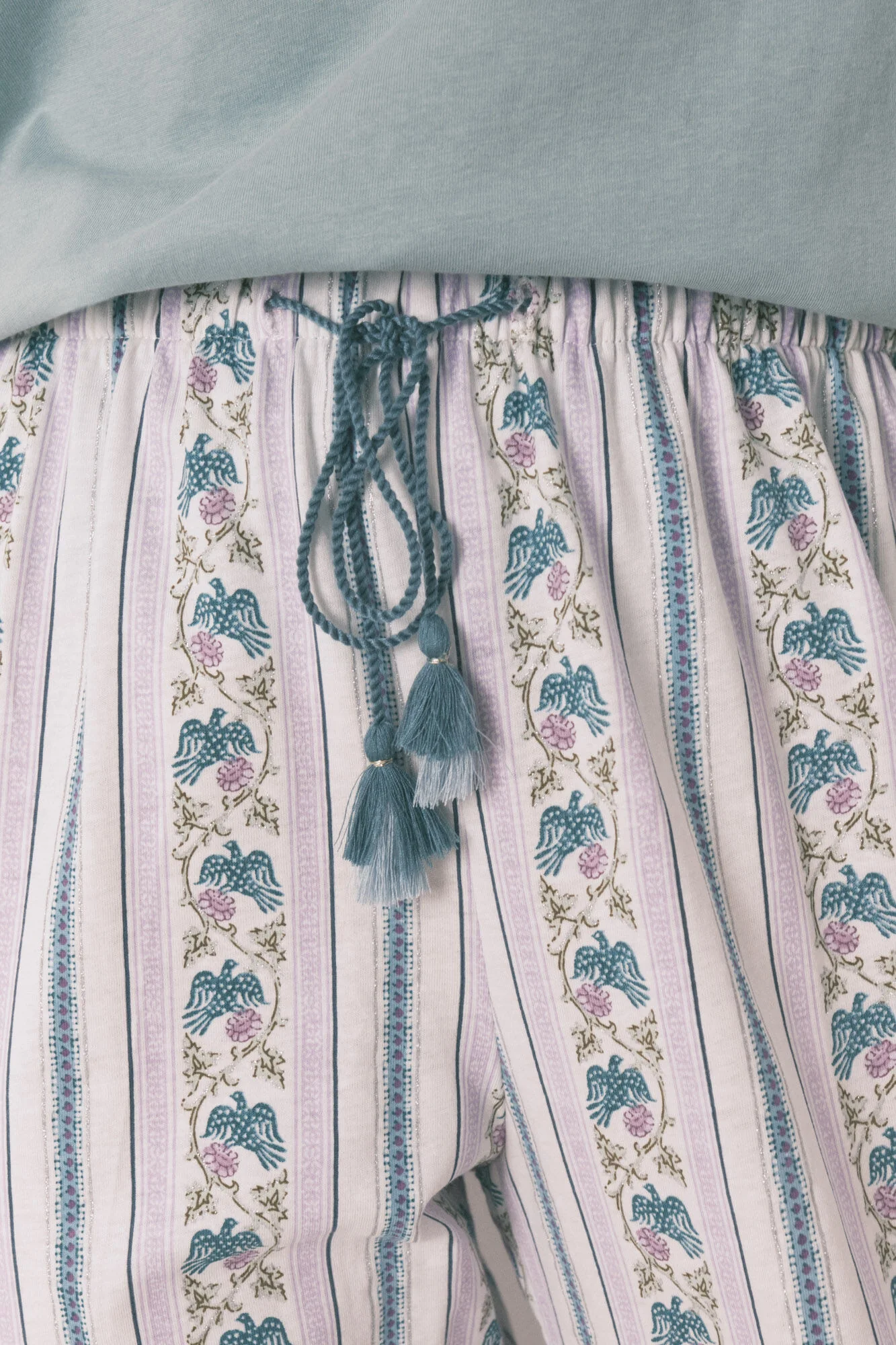 Carrot long trouser 100% cotton borders - Image 3