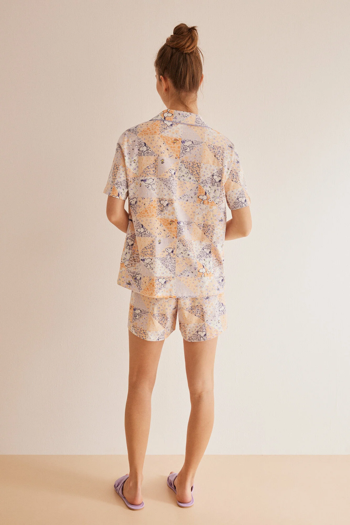 Classic Short 100% Cotton Snoopy Pyjamas - Image 3