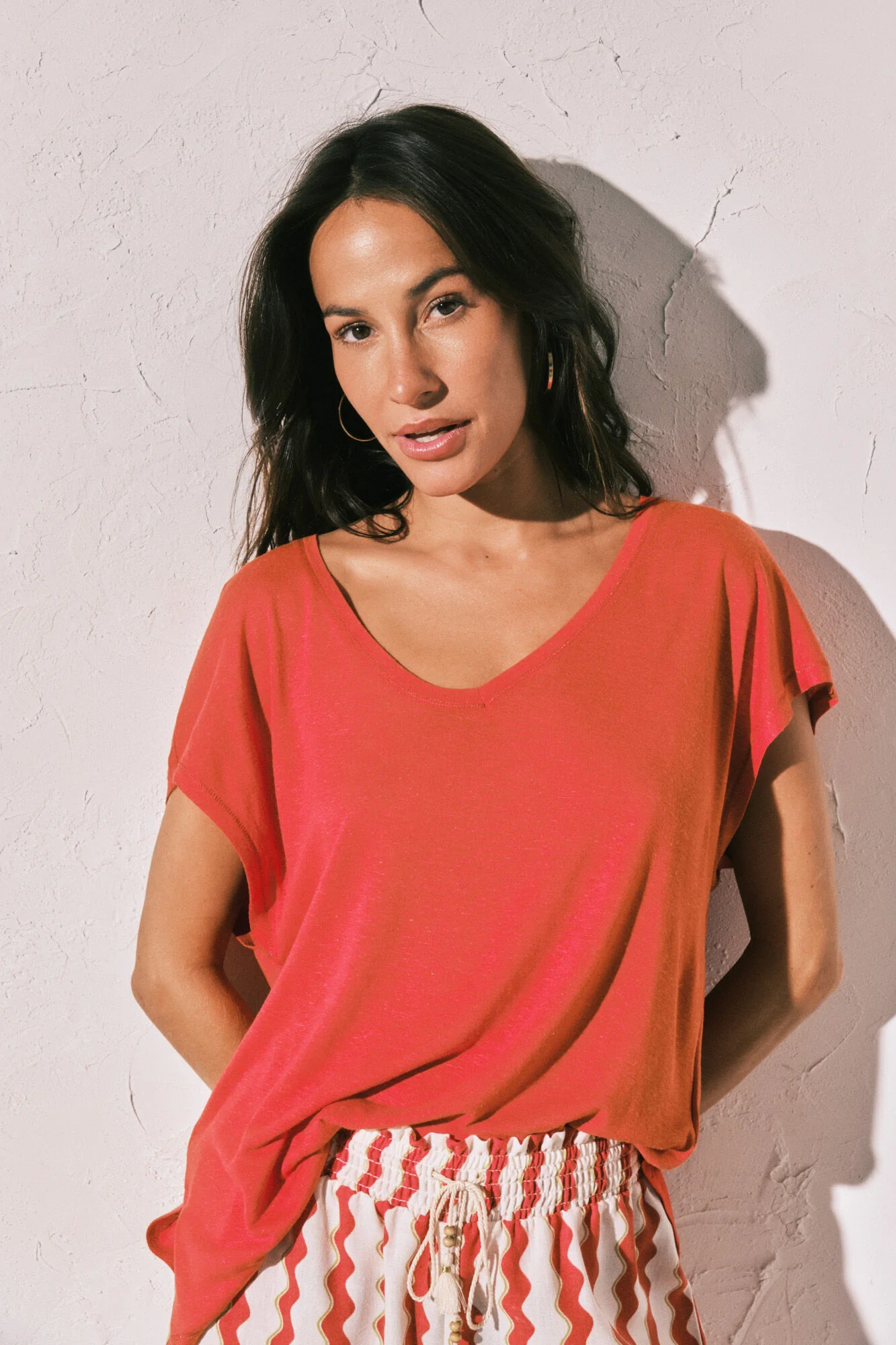 Coral short sleeve T-shirt - Image 3