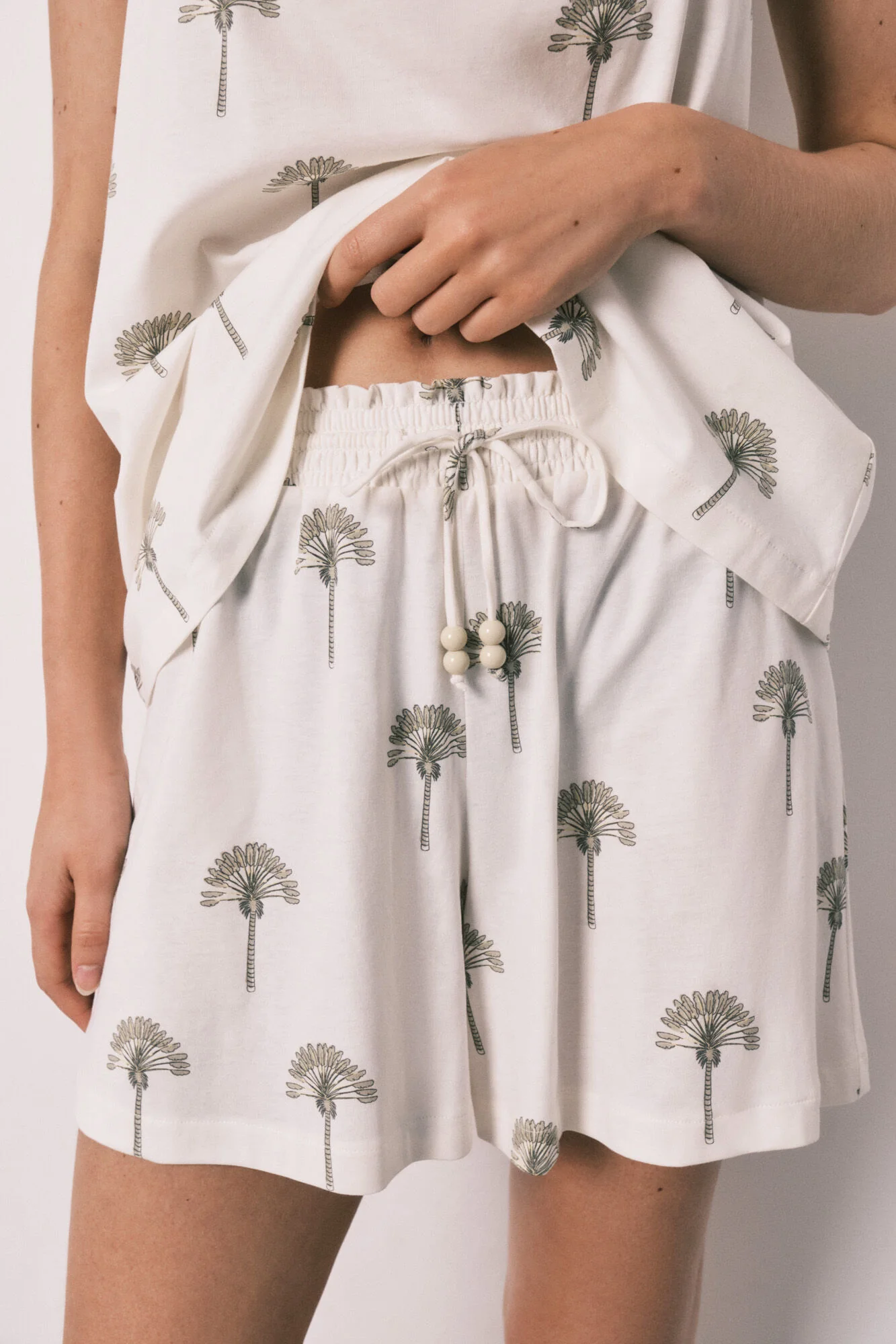 Cotton strap short pyjamas - Image 3