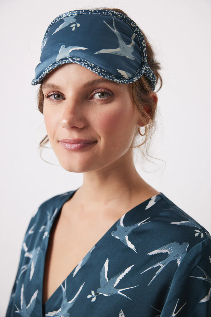 Print blue padded mask - Image 3