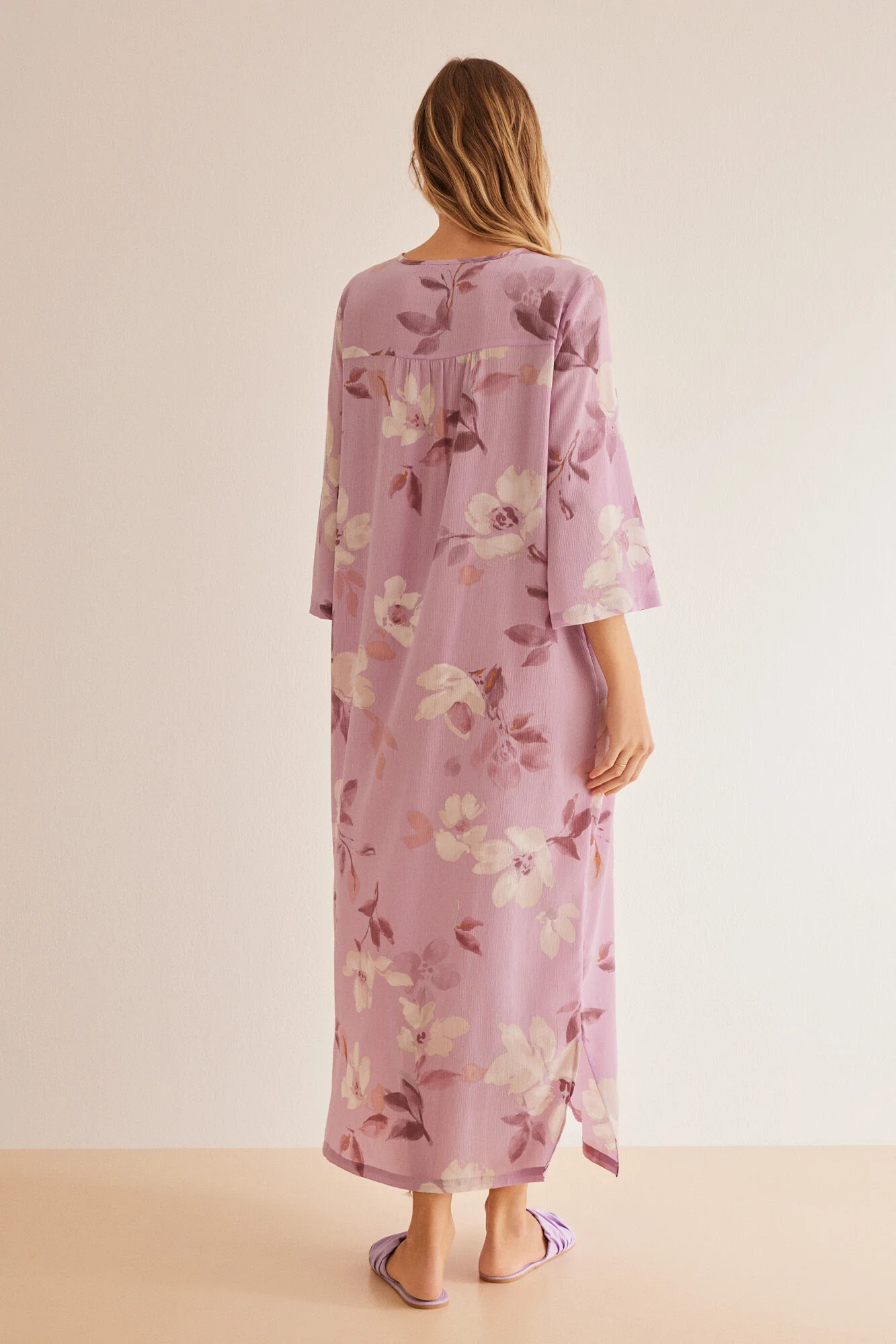 Floral kaftan dress - Image 3