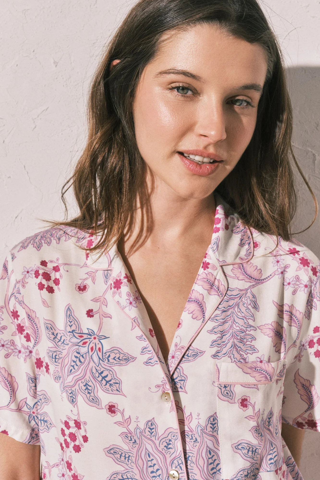 Floral print classic long pyjamas - Image 4