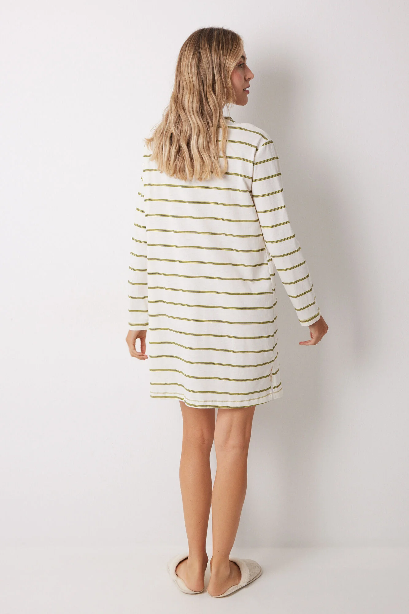 Garfield striped cotton nightgown - Image 2