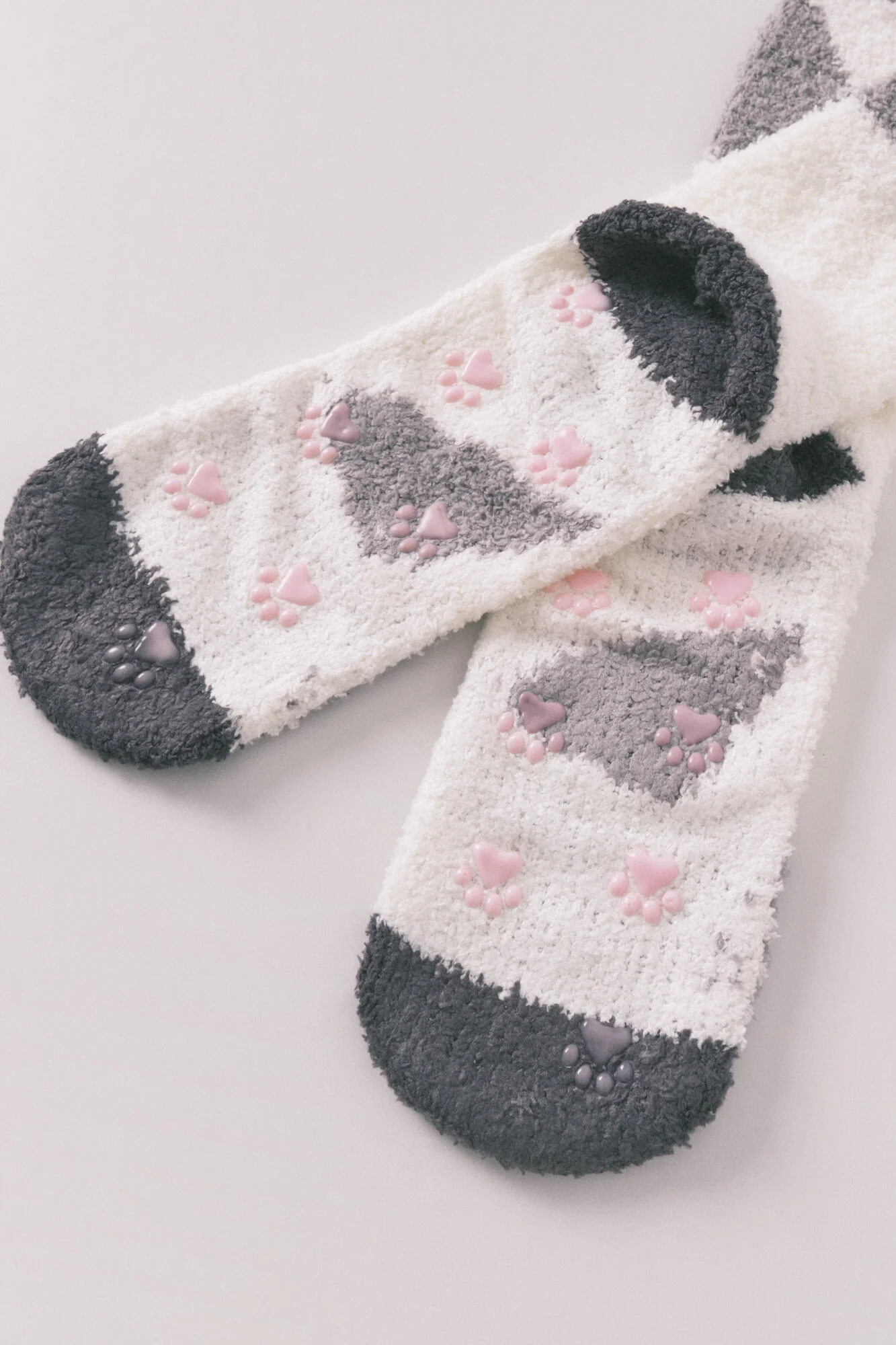 Gray cat long socks - Image 3