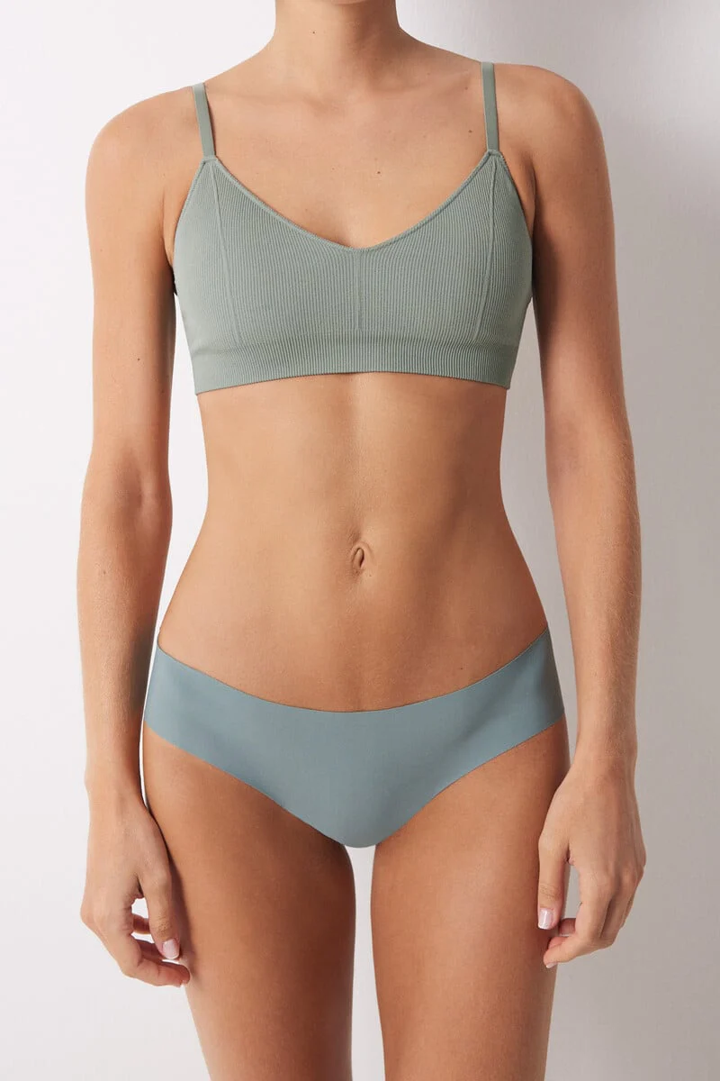 Green clean cut microfibre Classic briefs