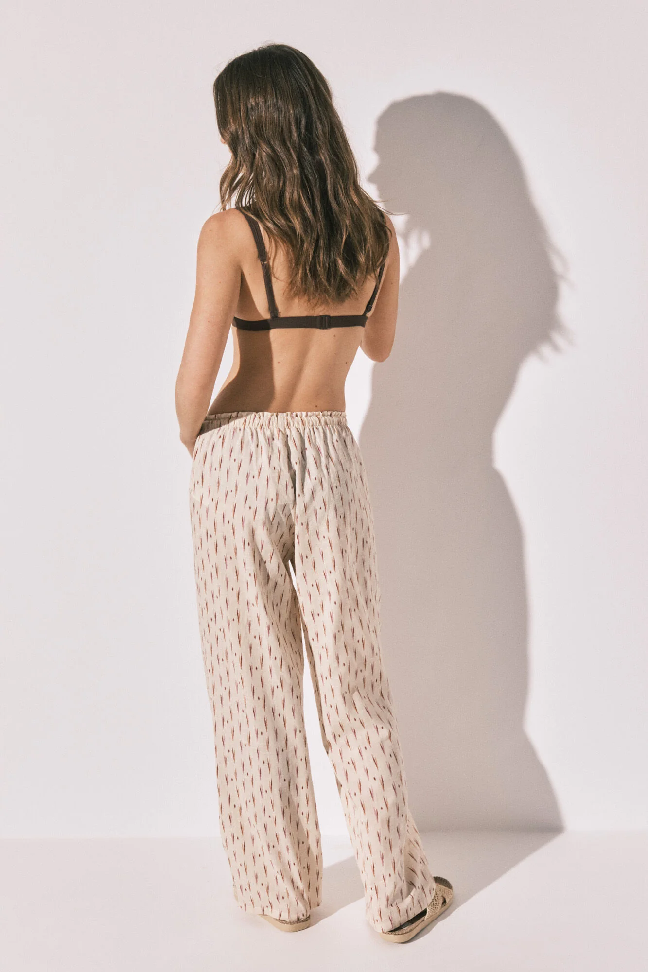 Ikat print long trousers - Image 5