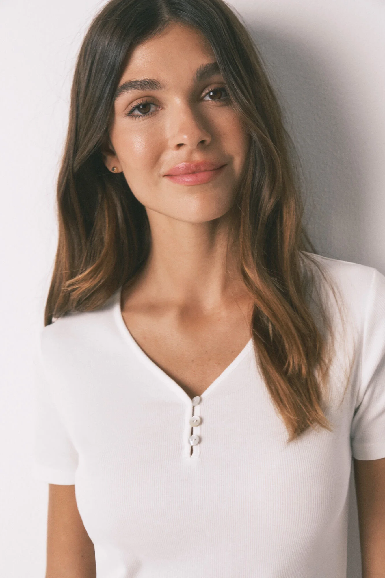 Ivory cotton baker's T-shirt - Image 4