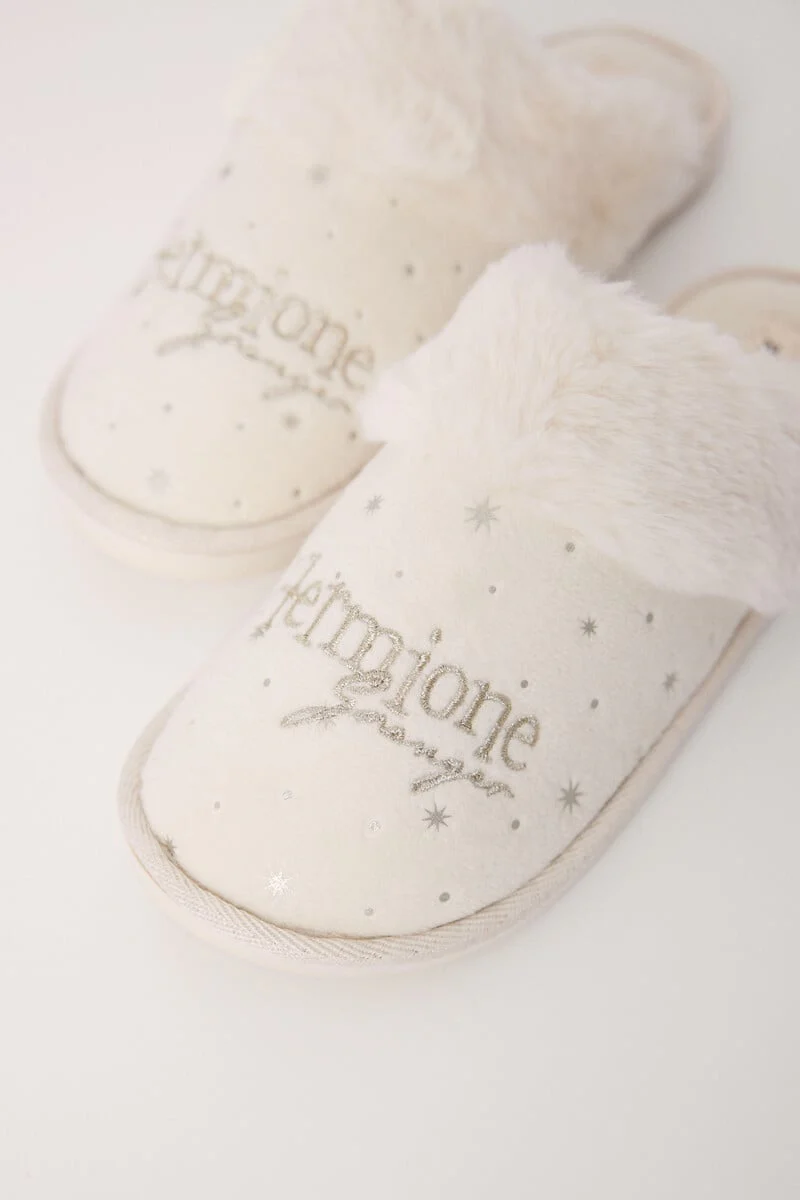 Hermione ivory slippers - Image 5