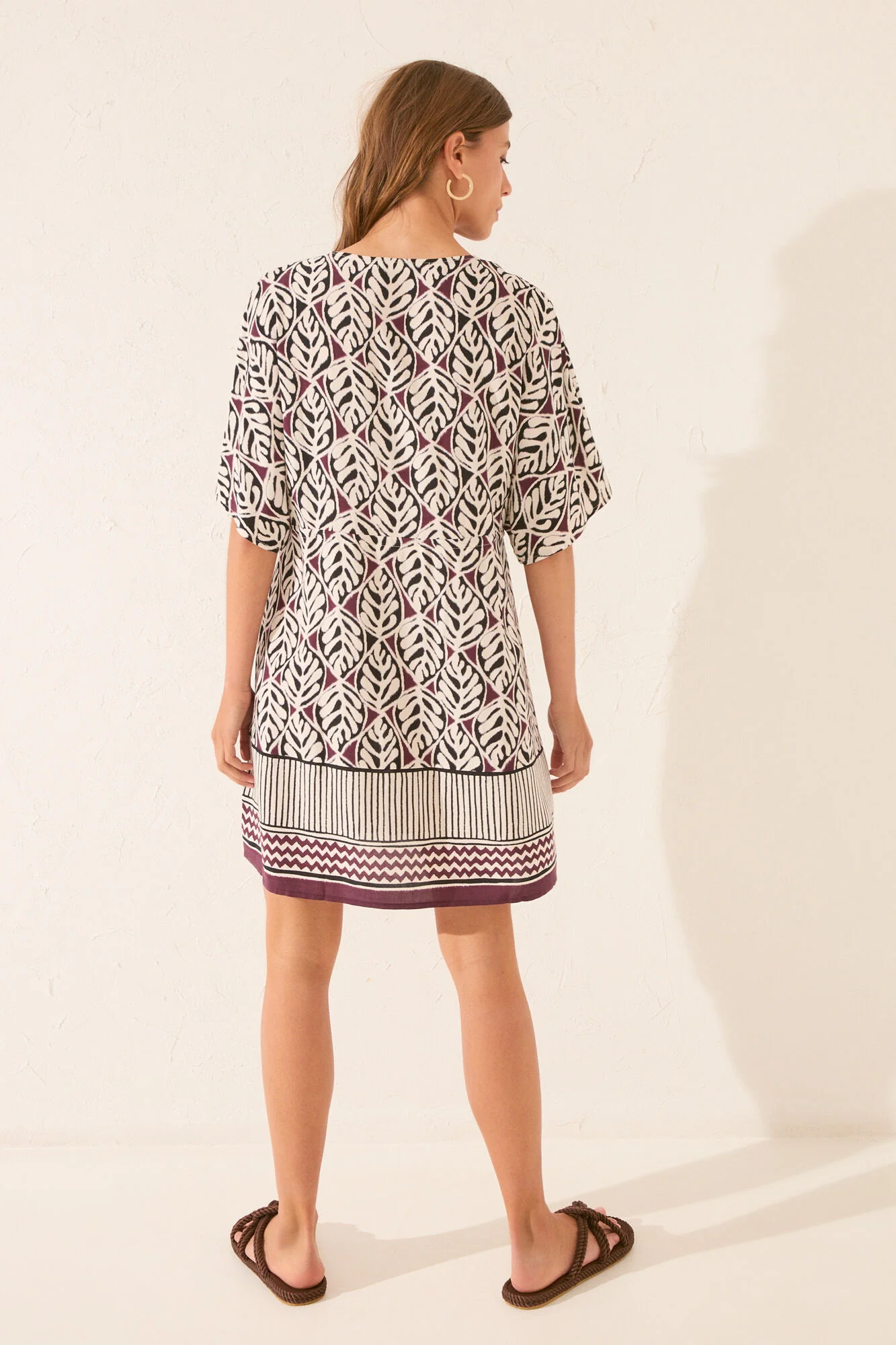 Leaf print midi camisole - Image 2