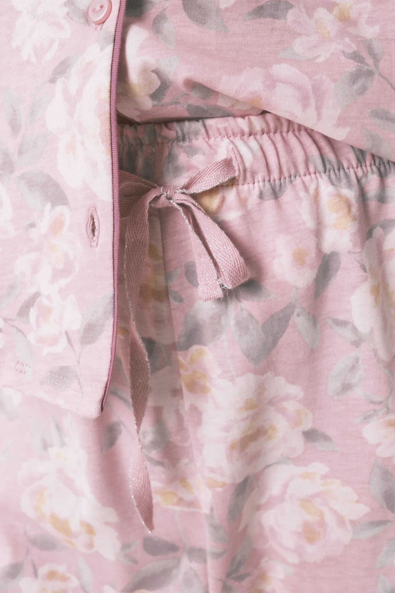 Long 100% cotton floral classic pyjamas - Image 6