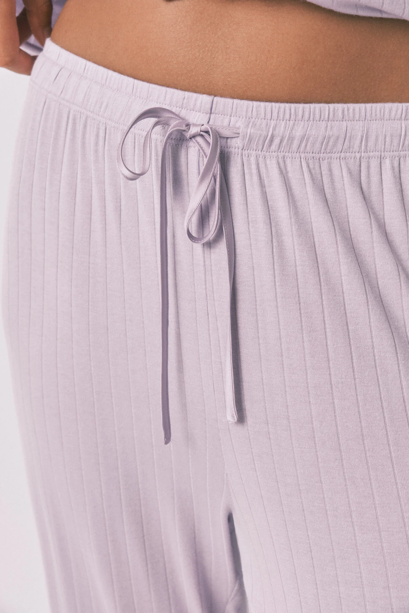 Long lilac viscose shirt pajamas - Image 3