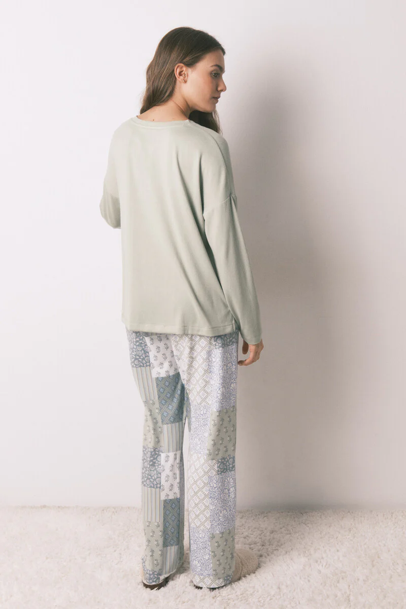Long patchwork pyjamas - Image 2
