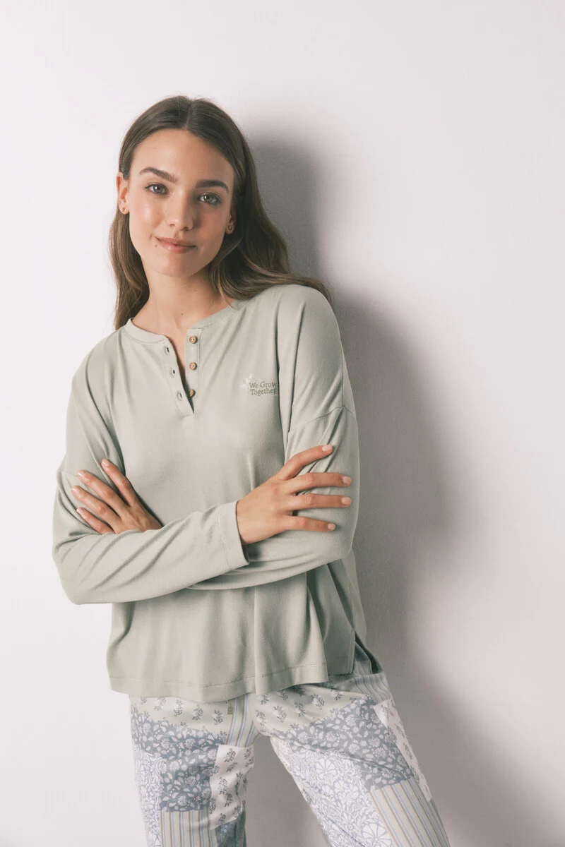 Long patchwork pyjamas - Image 3