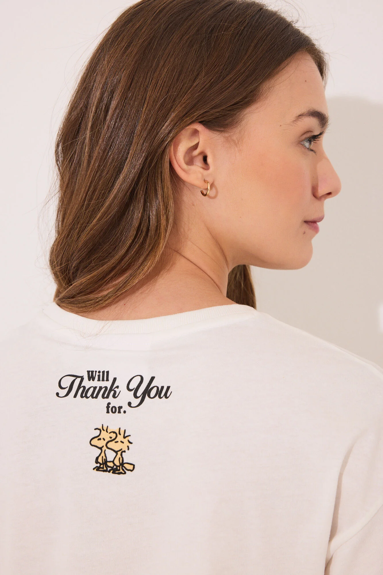 Long pyjamas Snoopy short sleeve - Image 3