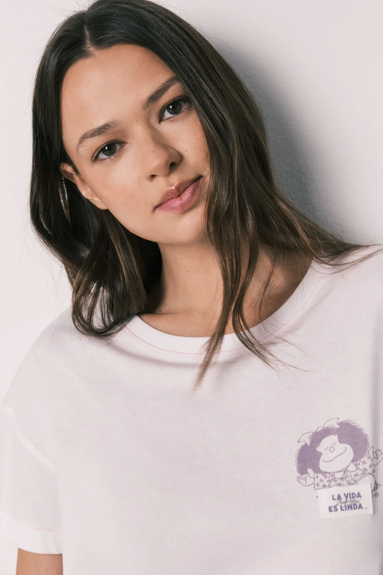 Mafalda plaid cotton long pyjamas - Image 2