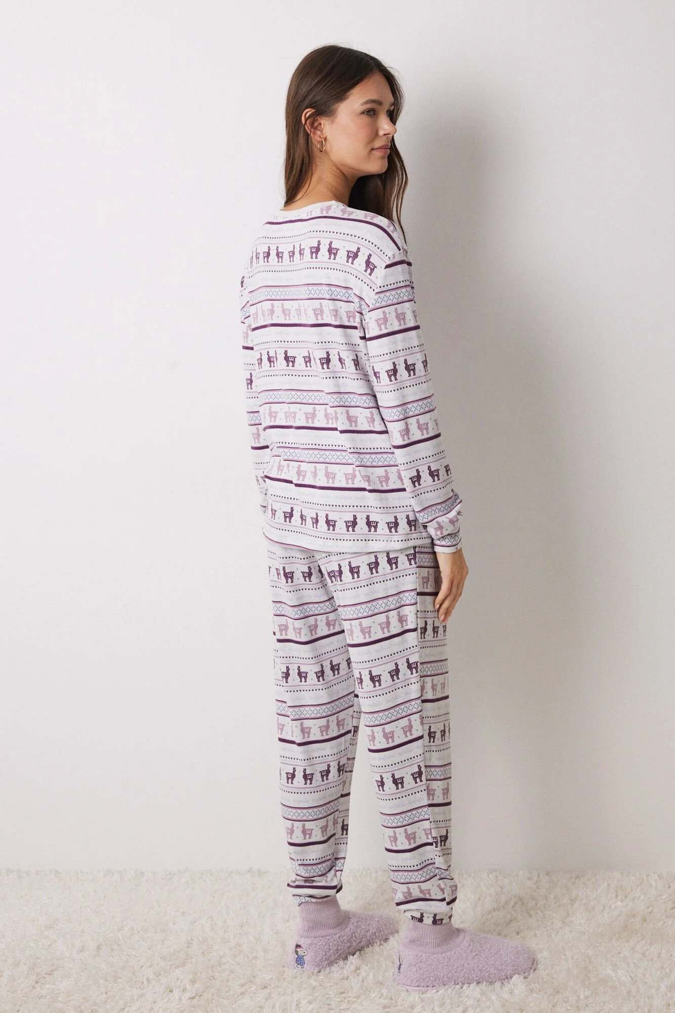 Mafalda super soft ribbed long pajamas - Image 2