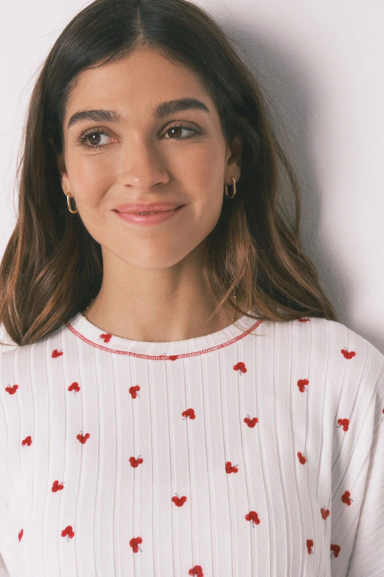 Mickey Cherry print long pyjamas - Image 2