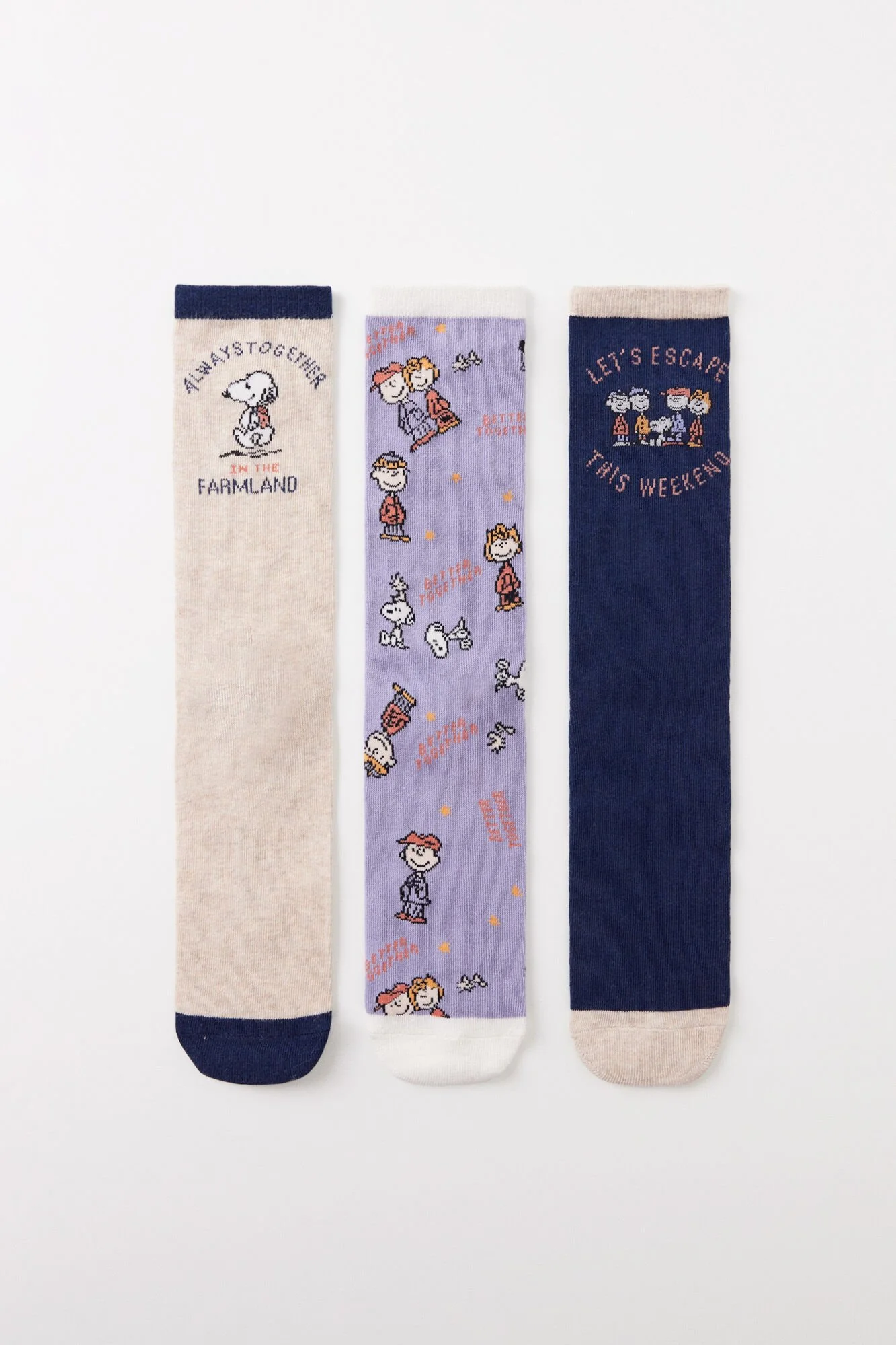 Pack of 3 Peanuts high socks - Image 2