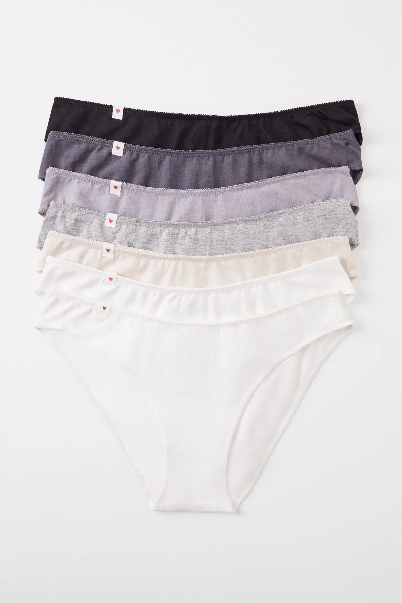 Pack of 7 classic cotton panties