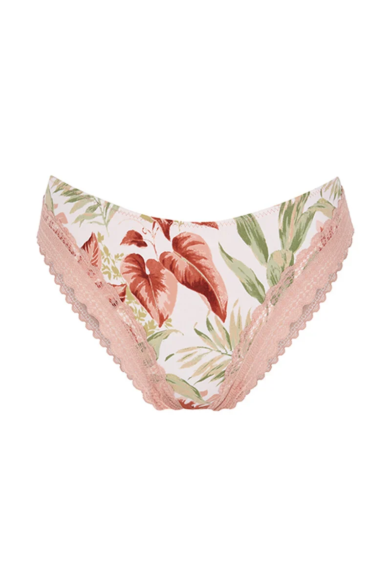 Classic floral microfibre panty - Image 3