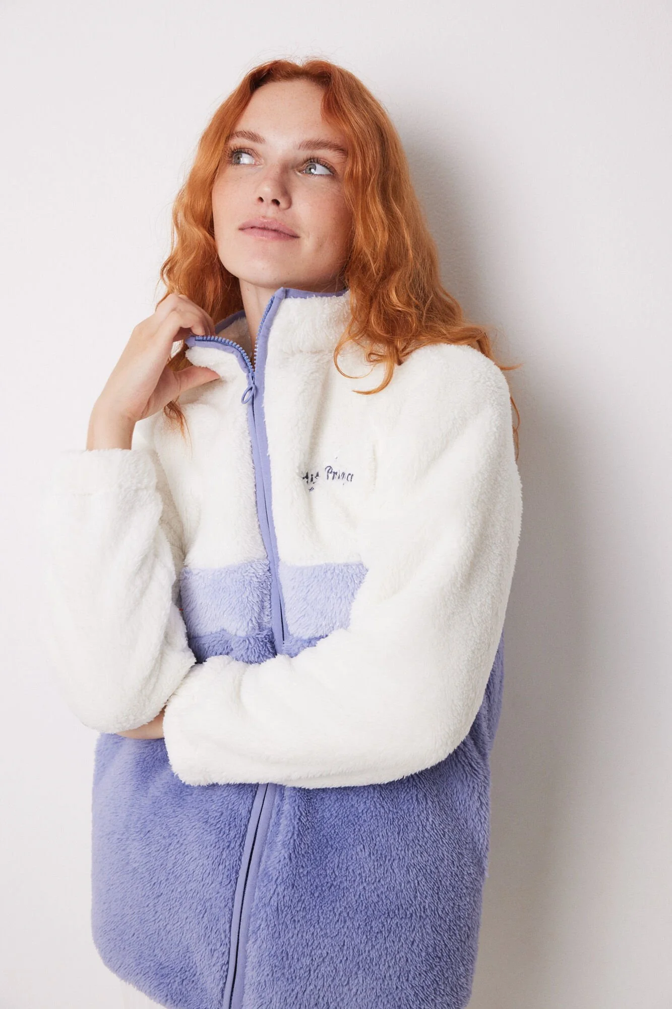Short faux shearling robe "The Little Prince" - Image 5