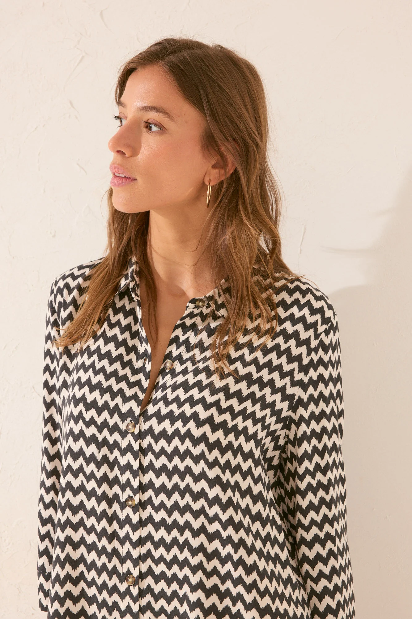 Short zigzag print camisole - Image 4