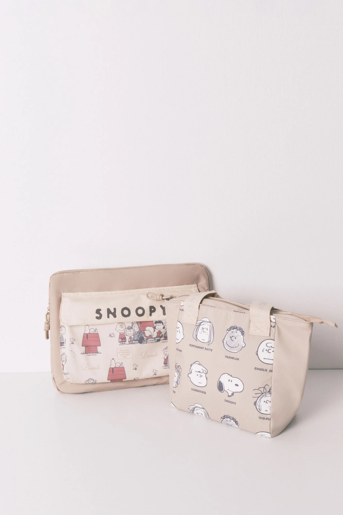 Snoopy beige thermal food bag - Image 7