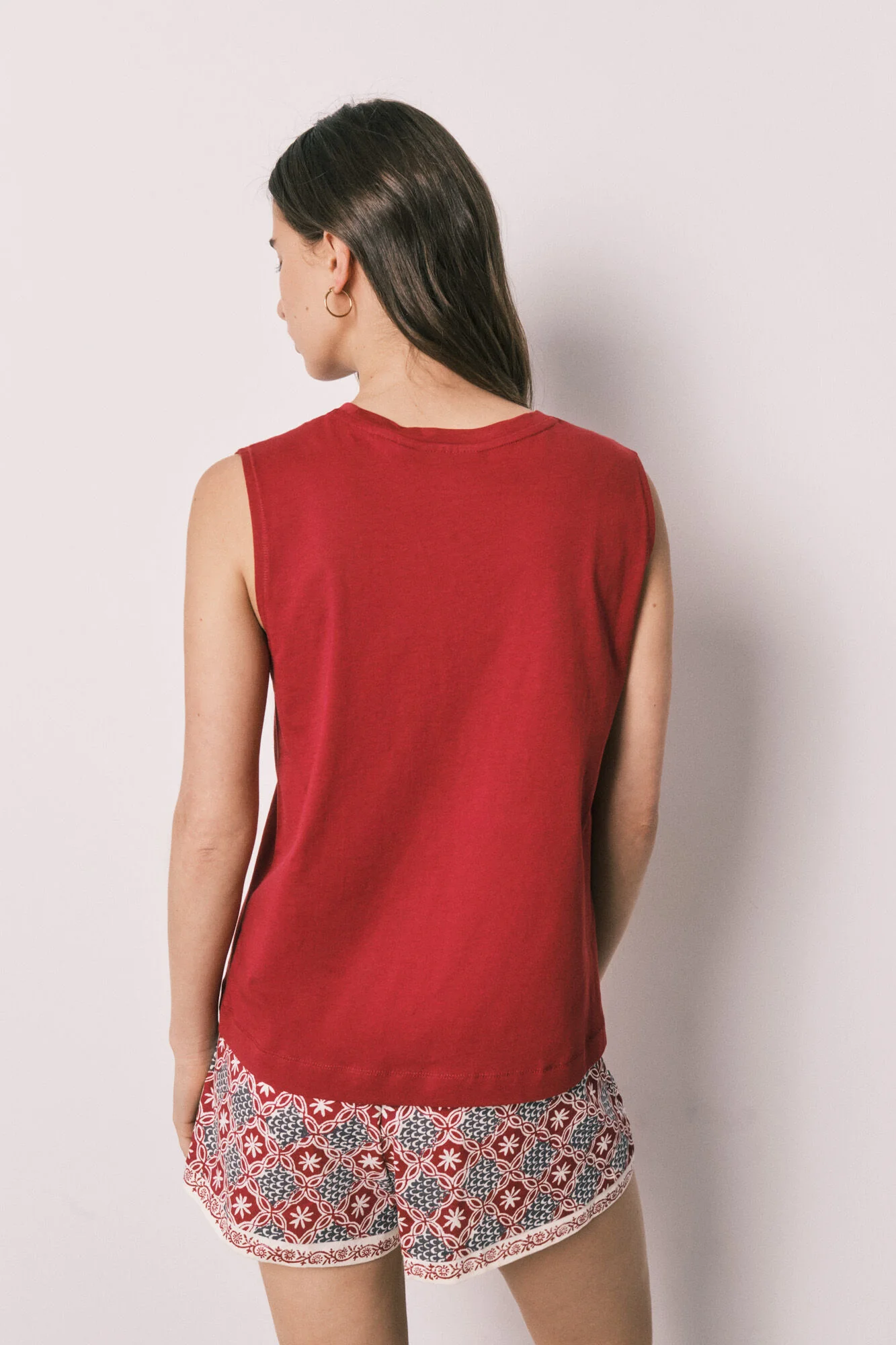 Snoopy cotton sleeveless short pyjamas - Image 4