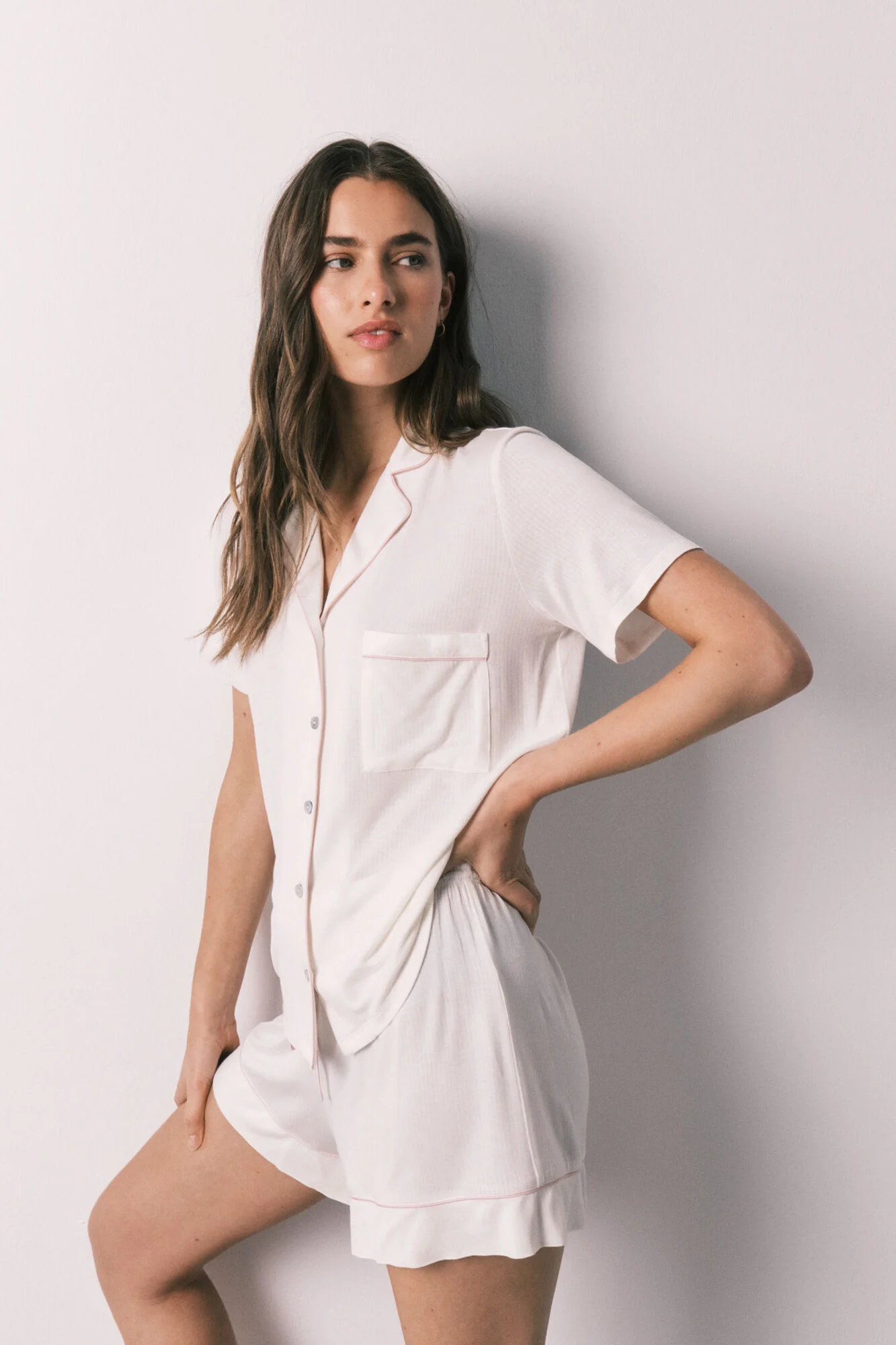 Striped classic pyjamas short pyjamas