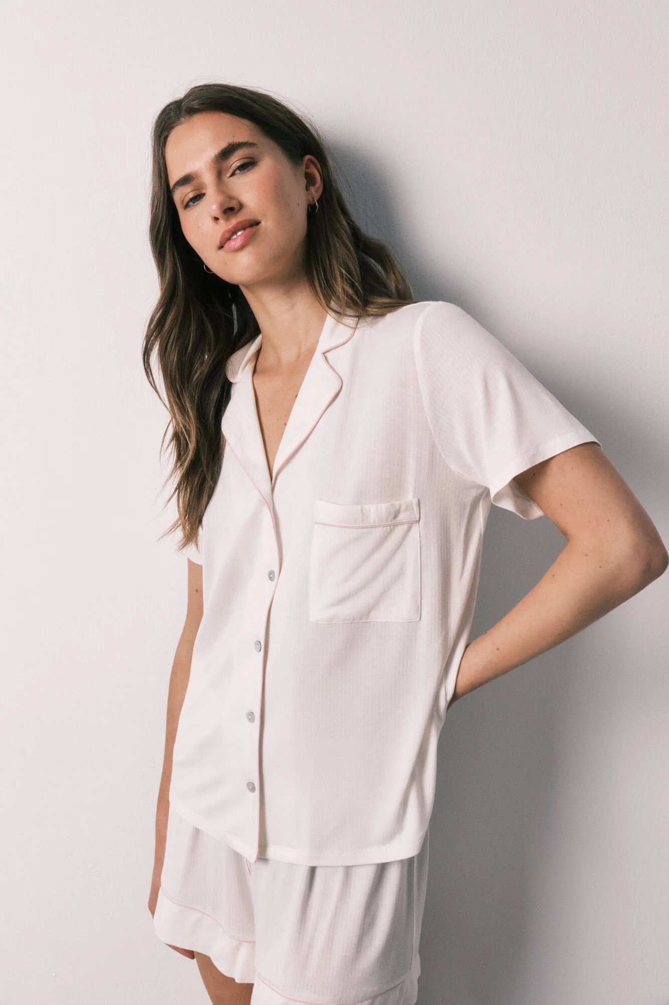 Striped classic pyjamas short pyjamas - Image 3