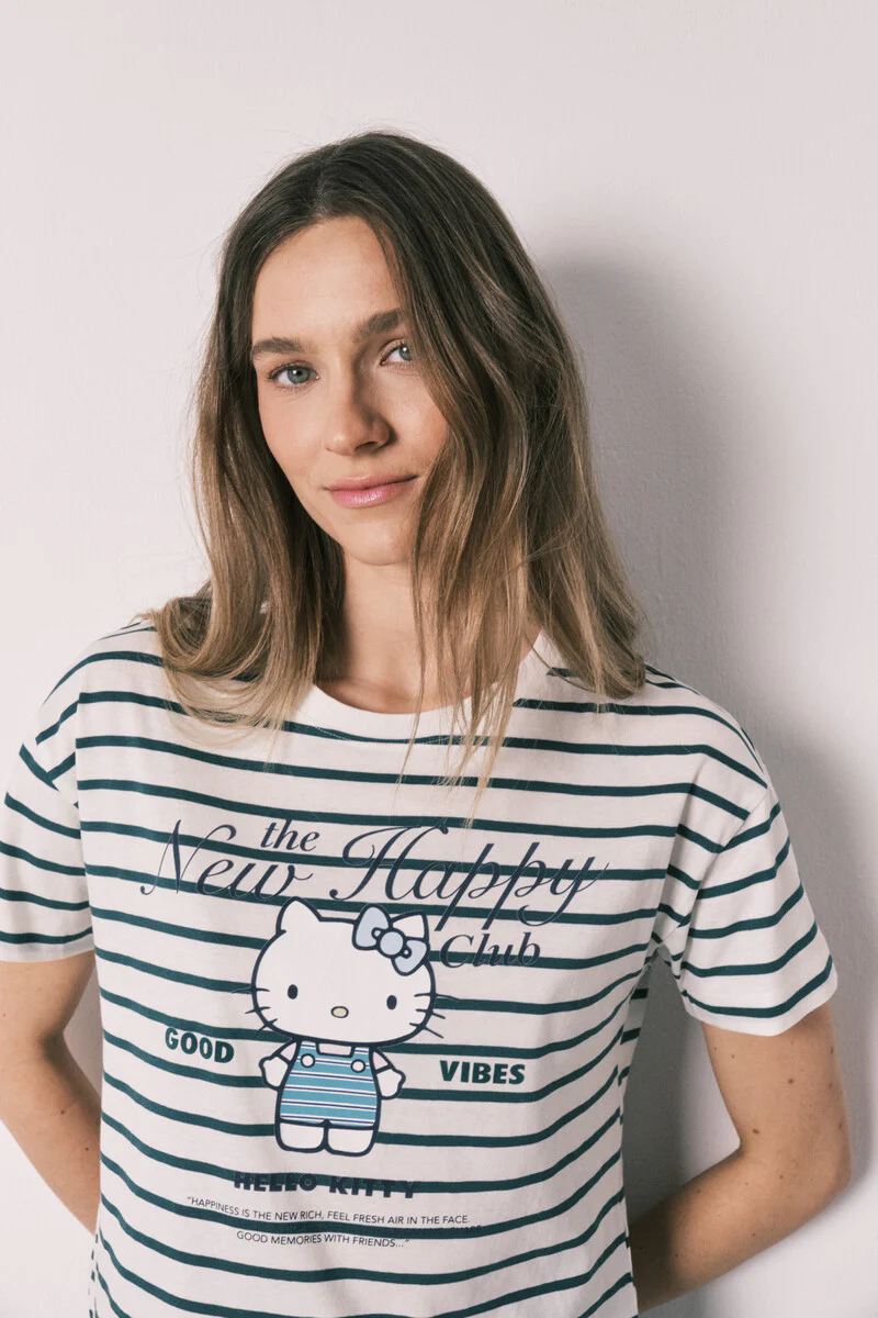 Striped short pyjamas HELLO KITTY - Image 4