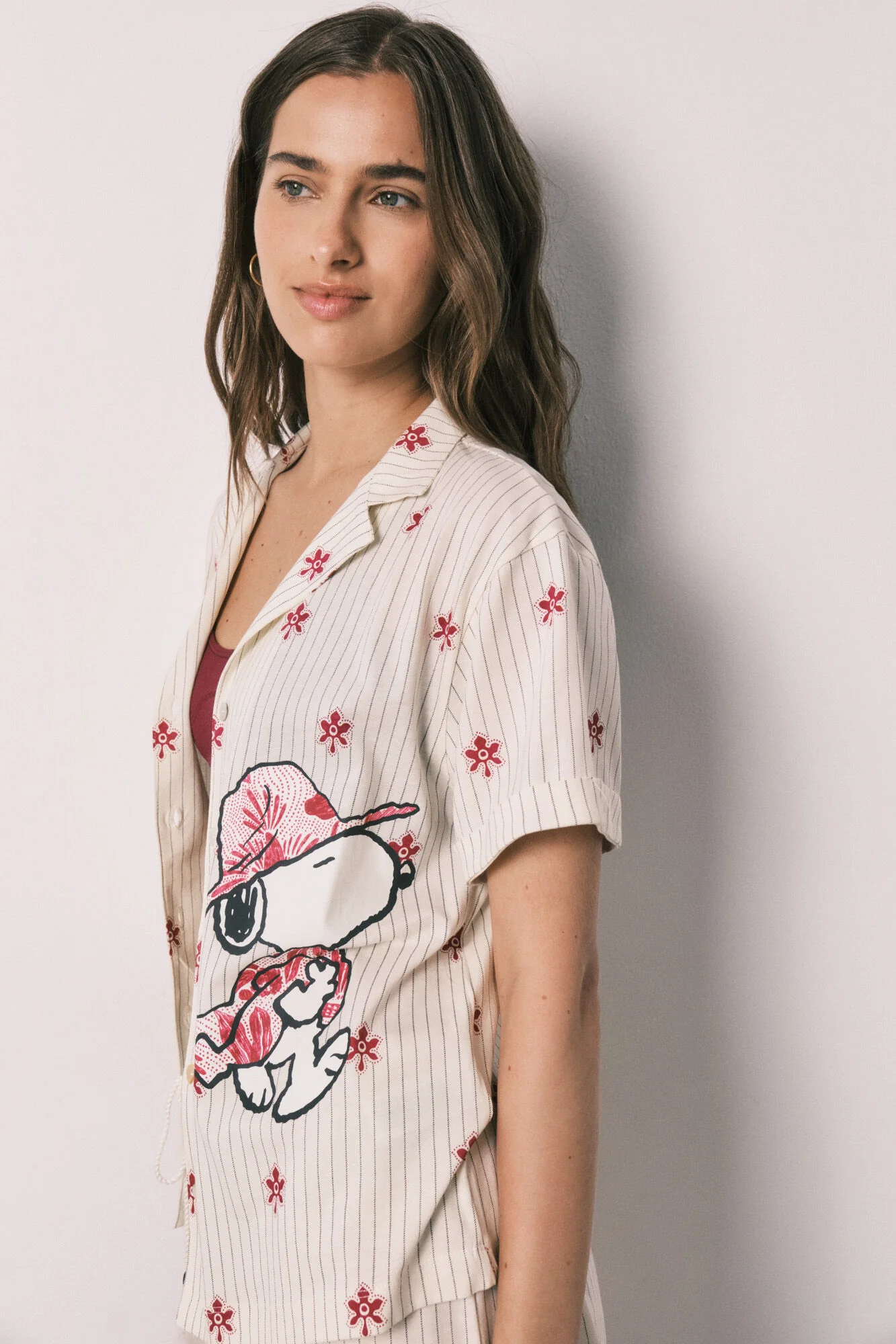 Striped short pyjamas Snoopy - Image 3