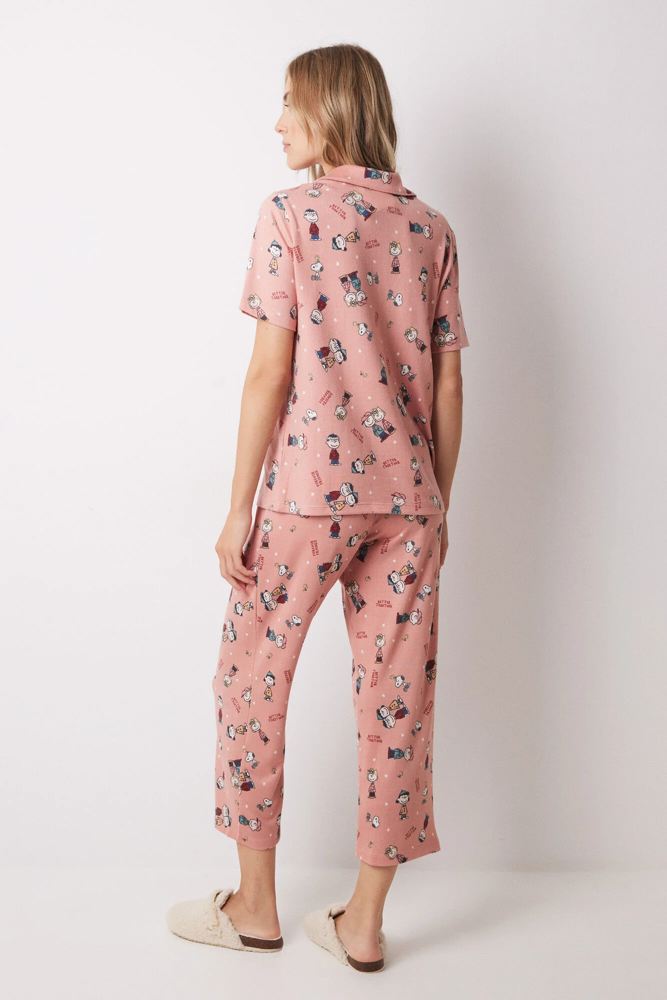 Super soft pink Snoopy pajamas - Image 4