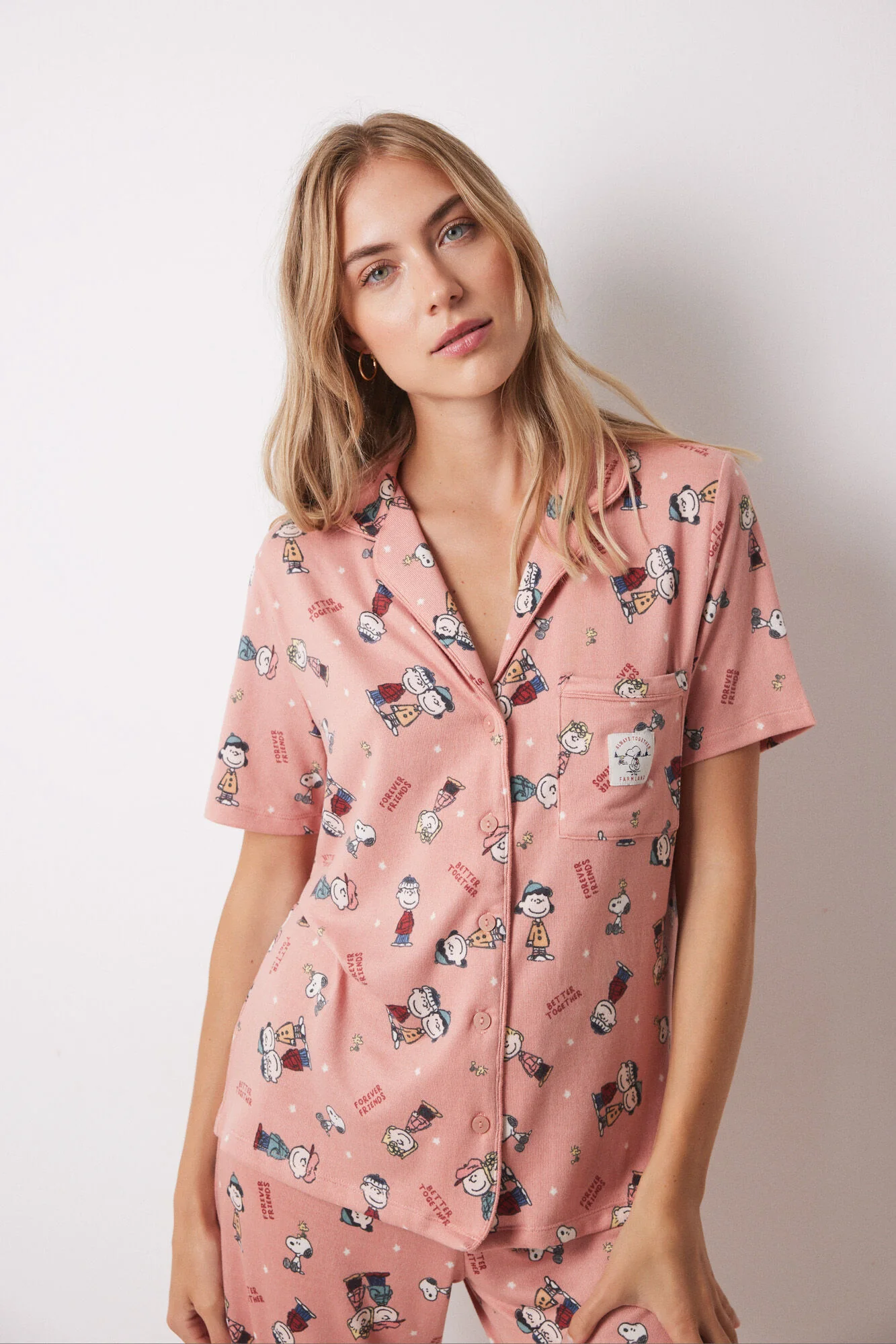 Super soft pink Snoopy pajamas - Image 5
