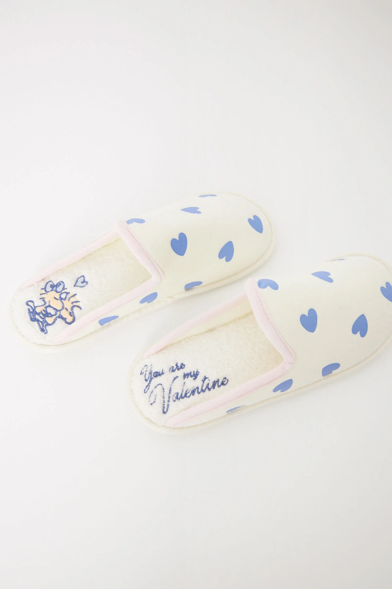 Velour heart slippers - Image 3